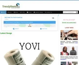 Trendybeatz.com(Nigeria No) Screenshot
