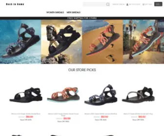 Trendychaacosandals.shop(Sandals Outlet) Screenshot