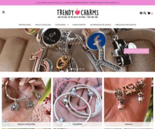 Trendycharms.cl(Trendycharms) Screenshot