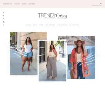 Trendycurvy.com(Trendy Curvy) Screenshot