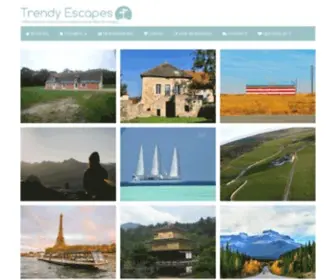 Trendyescapes.com(Blog voyage : belles adresses uniques et idées de voyages pour échappées belles) Screenshot