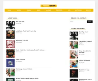 Trendyhiphop.com(Music & Entertainment Website) Screenshot