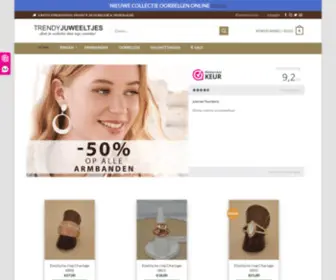 Trendyjuweeltjes.be(Sieraden en juwelen online kopen) Screenshot