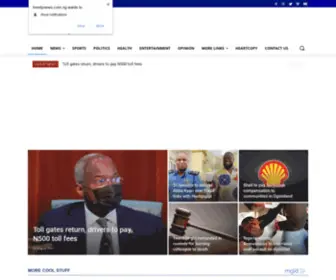 Trendynews.com.ng(Trendy News) Screenshot