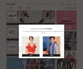 Trendyol.de(Kleider, Jeans, Röcke und mehr Mode online kaufen) Screenshot