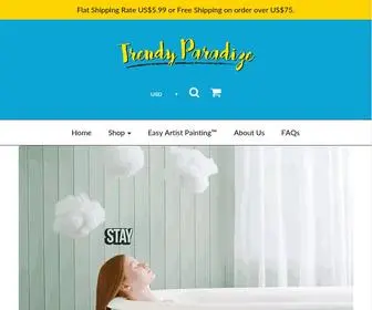 Trendyparadize.com(Please Log In) Screenshot