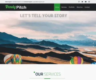 Trendypitch.com(Trendy Pitch) Screenshot