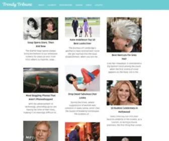 Trendytribune.com(All The Trends You Care About) Screenshot