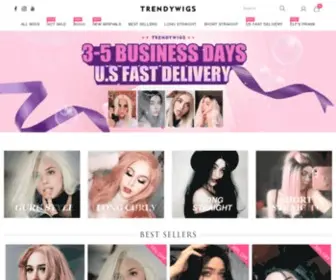 Trendywigs.com(Trendywigs) Screenshot