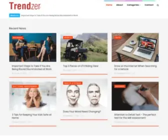 Trendzer.com(Trendzer) Screenshot