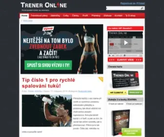 Trener-Online.cz(Trenér online) Screenshot