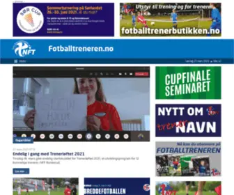 Trenerforeningen.no(Fotballtreneren) Screenshot