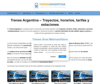 Trenesargentina.com(TRENES ARGENTINA) Screenshot