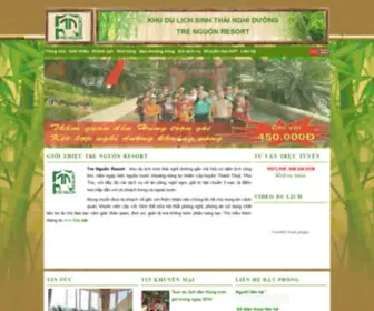 Trenguonresort.com(Tre Nguồn Resort) Screenshot