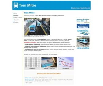 Trenmitre.com.ar(Tren Mitre) Screenshot