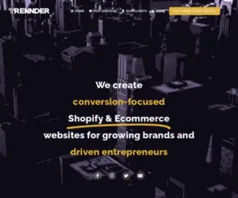 Trennder.com(#1 Shopify and E) Screenshot