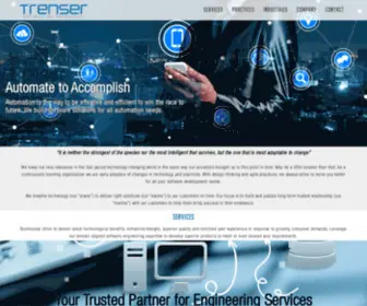 Trenser.com(Trusted Engineering Services partner for Software Development) Screenshot