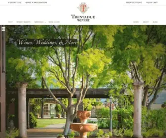 Trentadue.com(Geyserville Wineries) Screenshot