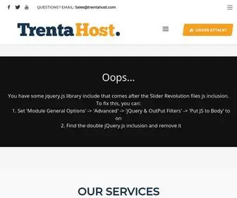 Trentahost.com(Web hosting) Screenshot
