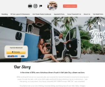 Trentandallie.com(Van Life) Screenshot