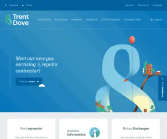 Trentanddove.org(Trent and Dove Housing) Screenshot