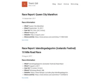 Trentgill.blog(Trent Gill) Screenshot