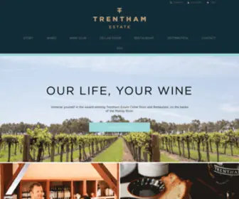 Trenthamestate.com.au(Wineries Trentham) Screenshot