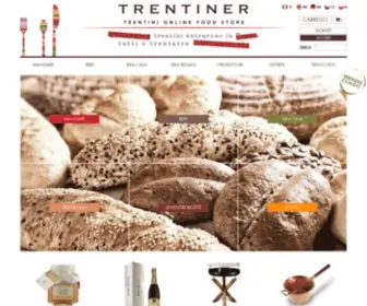 Trentiner.it(Vendita online prodotti tipici trentini d'eccellenza) Screenshot