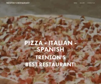 Trentinisnj.com(Trentini's Restaurant Trenton Pizza) Screenshot