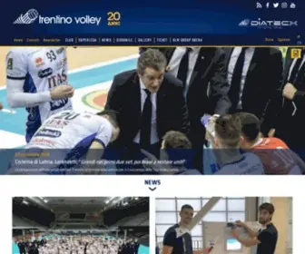 Trentinovolley.it(Trentino Volley) Screenshot
