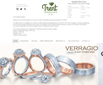 Trentjewelers.com(Trent Jewelers) Screenshot