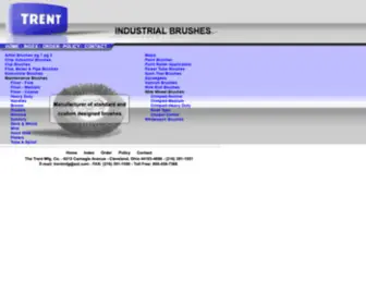 Trentmfg.com(Brush Industrial) Screenshot