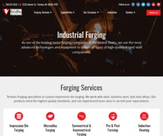 Trentonforging.com(Trenton Forging) Screenshot