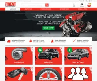 Trents.co.uk(Leaders In Vehicle Recycling) Screenshot