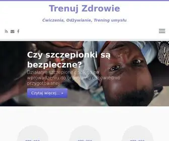 TrenujZdrowie.pl(TrenujZdrowie to serwis edukacyjno) Screenshot