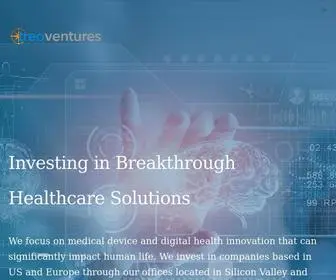 Treovp.com(Investing in Breakthrough Healthcare Solutions) Screenshot