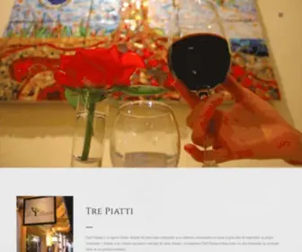 Trepiatti.com(Tre Piatti Restorante Italiano Puerto Vallarta) Screenshot