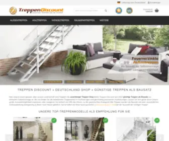 Treppen-Discount.de(Günstige Treppen als Bausatz) Screenshot