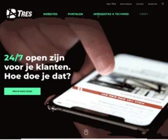 Tres.nl(Websites, Klantportalen en Techniek) Screenshot