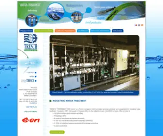 Tresch-SA.com(TRESCH TRAITEMENT DES EAUX specialises in industrial water treatment) Screenshot