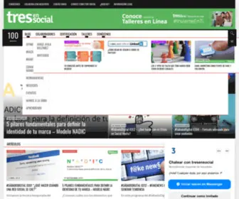 Tresensocial.com(Inicio) Screenshot