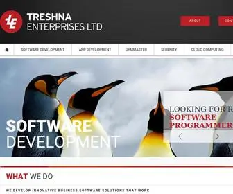 Treshna.com(Expert Software Development Company) Screenshot