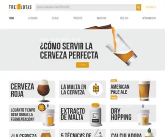 Tresjotasbeerclub.com(Blog de Cerveza Artesanal Colombiana) Screenshot