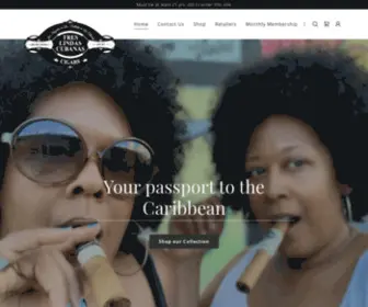 Treslindascubanascigars.com(Tres Lindas Cubanas Cigars) Screenshot