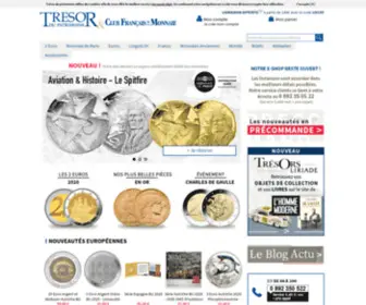 Tresordupatrimoine.com(Collection Monnaies et Médailles) Screenshot