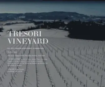 Tresorivineyards.com(Tresori Vineyards) Screenshot