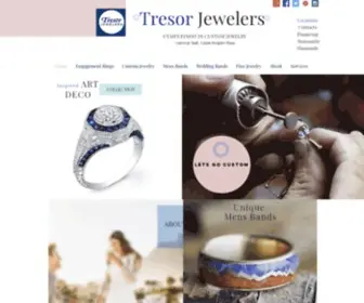 Tresorjewelers.com(Salt Lake City Jewelers) Screenshot