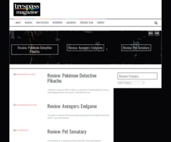 Trespassmag.com(Trespass Magazine) Screenshot