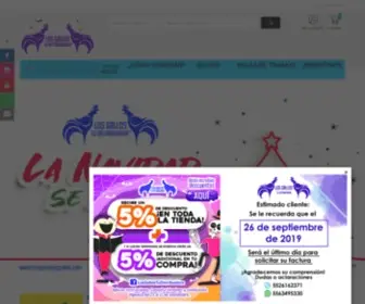 Trespesoslosgallos.com.mx(Distribuidora los Gallos Pagina Web) Screenshot