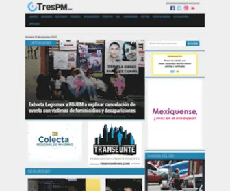 Trespm.mx(Noticias) Screenshot
